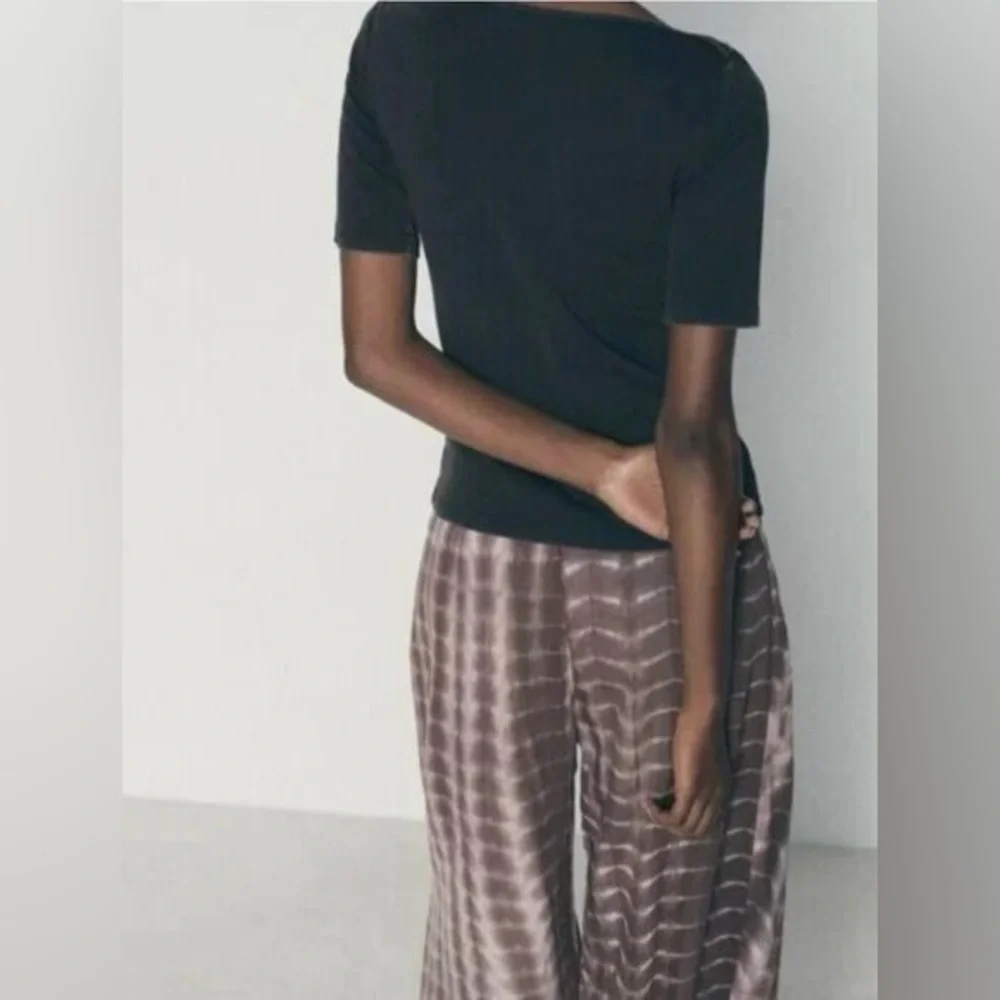 NWT Zara Tie-Dye Wrap Trousers Size Medium